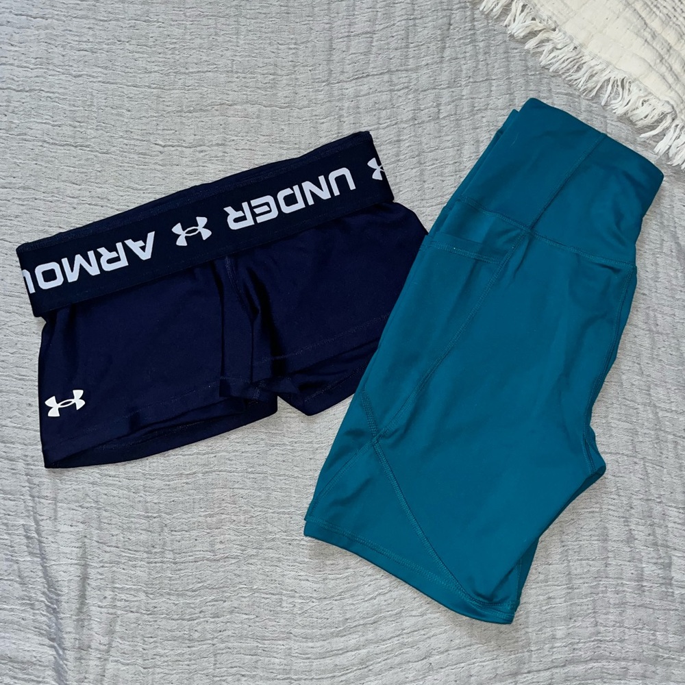 All in motion and under armour shorts